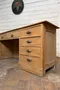 Ancien bureau comptoir en orme 