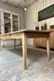 Grande table ancienne en frêne – XIXe siècle