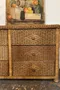 Commode en osier Années 70