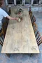 Grande table en chêne et en peuplier - fin XIXe siècle