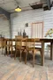 Grande table ancienne en bois brut – début XXe