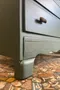 Commode vintage anglaise avec miroir – Années 50