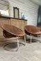 Rare paire de fauteuils Ballon Années 70