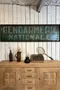Rare enseigne ancienne “Gendarmerie Nationale”