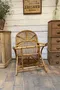 Fauteuil rotin vintage Années 60