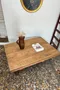 Table basse avec plateau en sapin