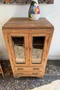 Petit meuble d’appoint en chêne – début 20ᵉ