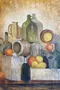 Ancien tableau de nature morte 1960