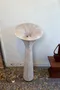 Lampe sculpture vintage en soie