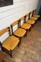 Suite de 6 chaises année 50
