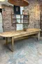 Grande table ovale en sapin – Début XXe