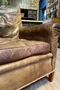 Fauteuil club en cuir Années 50
