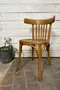 Série de 6 chaises bistrot Thonet en bois blond