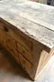 Ancien comptoir de garage en noyer Début XXème 