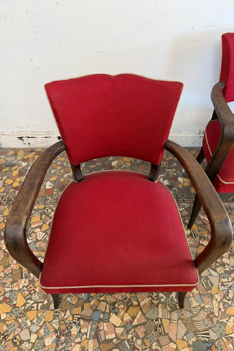 Paire de fauteuils Bridge