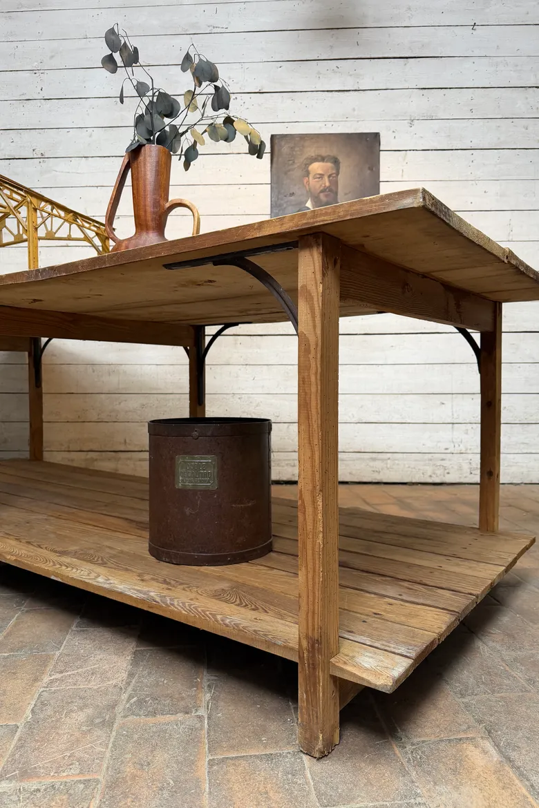 Grande table de travail – début XXe siècle