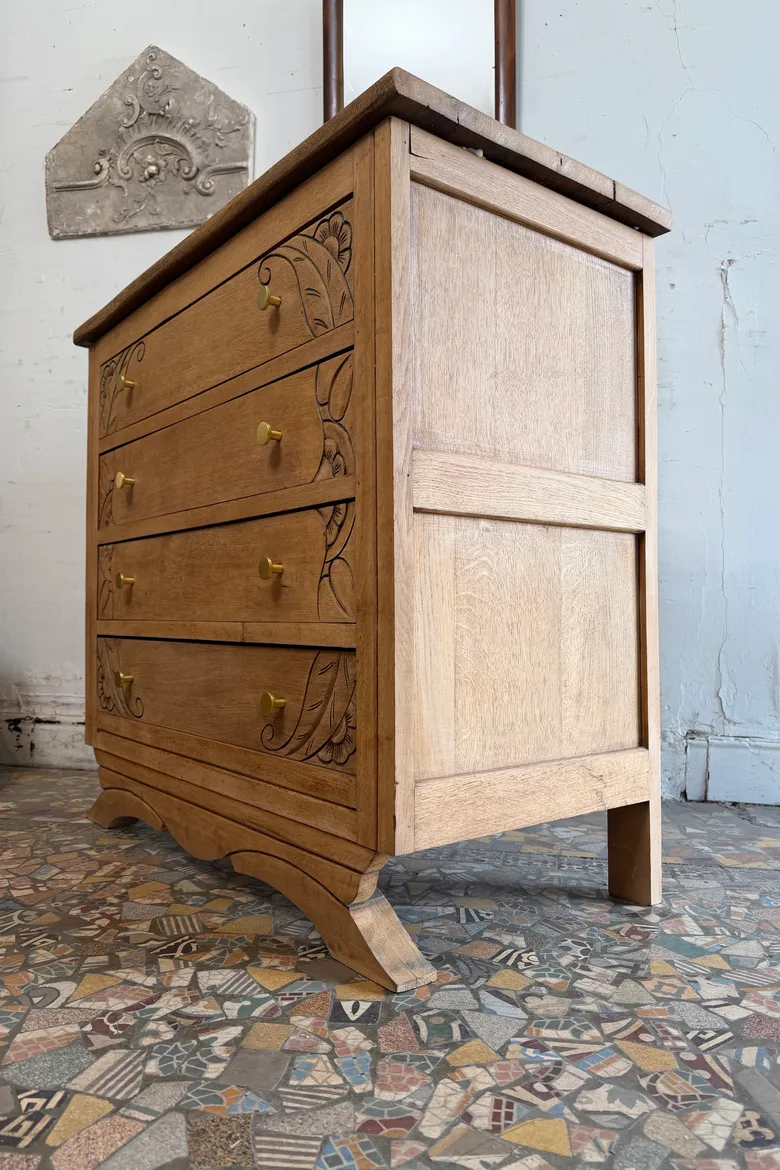 Commode Art déco en chêne – années 1930