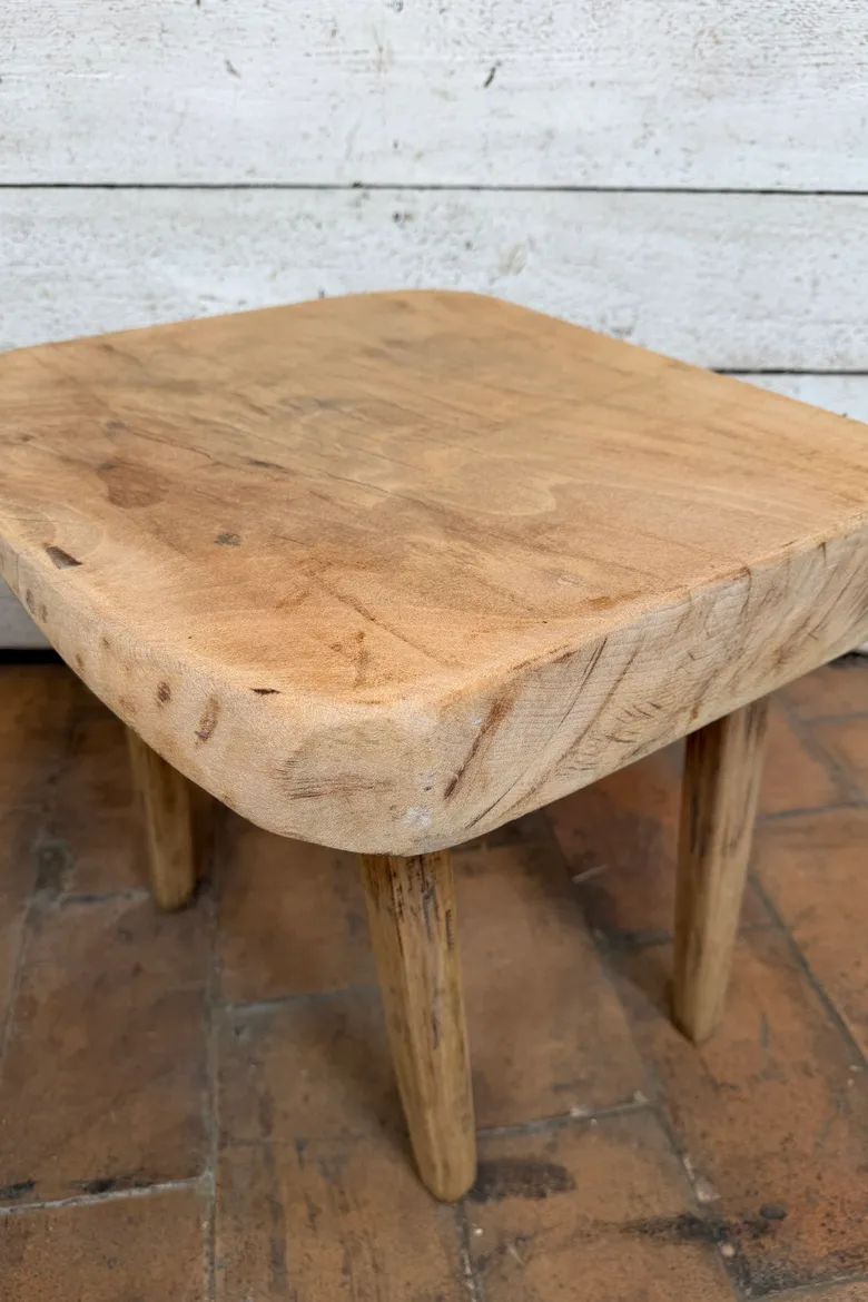 Paire de tables d’appoint brutalistes – années 50/60