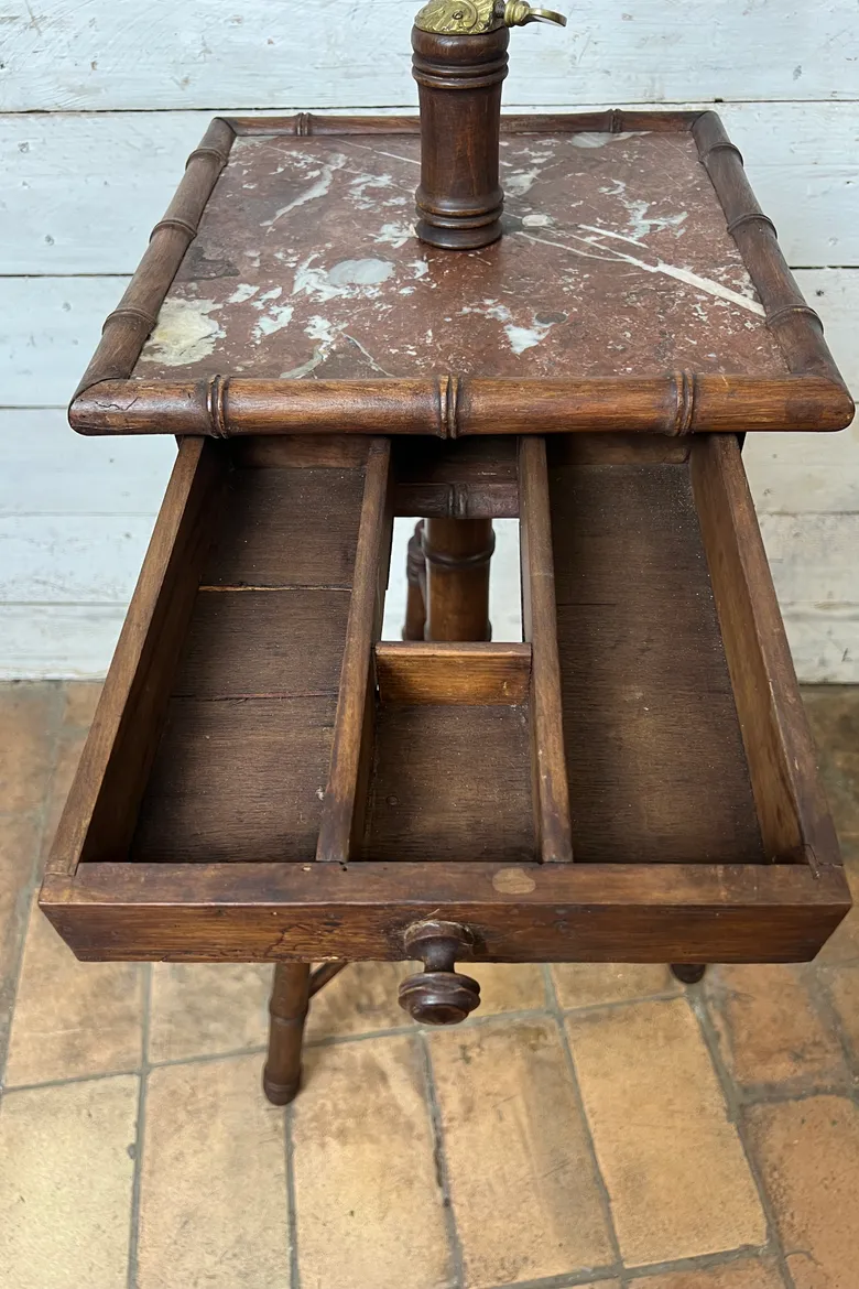 Miroir psyché bambou