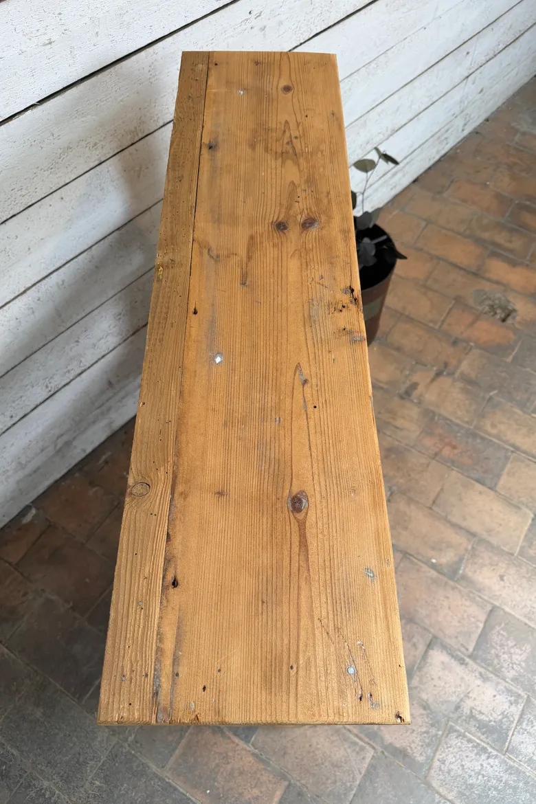 Ancienne étagère en sapin – début XXe