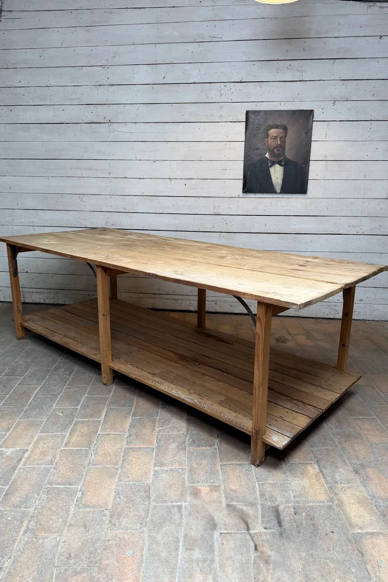 Grande table de travail – début XXe siècle