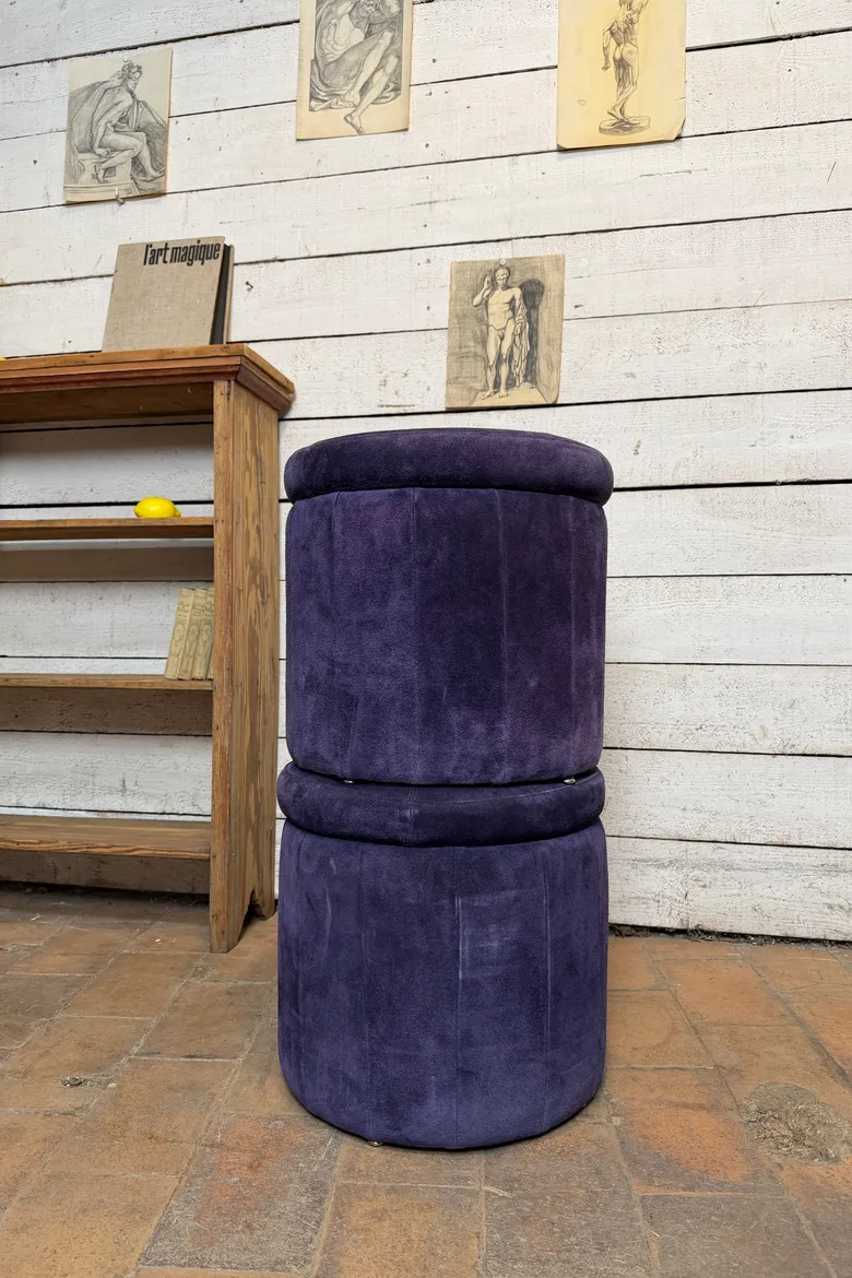 Paire de poufs coffres – années 1970