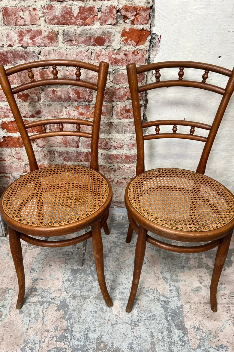 4 chaises de bistrot Thonet