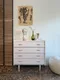 Commode vintage rose pâle
