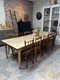 Grande table en chêne et en peuplier - fin XIXe siècle