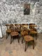 Série de huit chaises bistrot