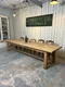 Grande table de ferme en chêne massif - Années 50