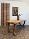 Table en chêne à piètement lyre