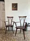Paire de fauteuils en hêtre – Années 60