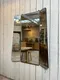 Ancien miroir triptyque - Années 70