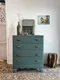 Commode vintage anglaise avec miroir – Années 50