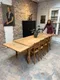 Ancienne table à rallonges en merisier – dite “table à l’italienne”