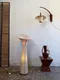 Lampe sculpture vintage en soie