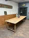 Grande table de travail en sapin - Début XXe siècle