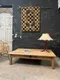 Ancienne table basse en chêne brut