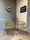 Fauteuil en rotin 1950