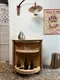 Meuble bar vintage en chêne