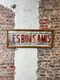 Ancienne enseigne de café « Les Bons Amis » - début XXe siècle