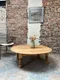 Table basse ronde en merisier 