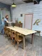 Grande table ancienne en bois brut – début XXe