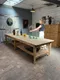 Très grande table de drapier début XXe