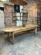 Grande table ovale en sapin – Début XXe
