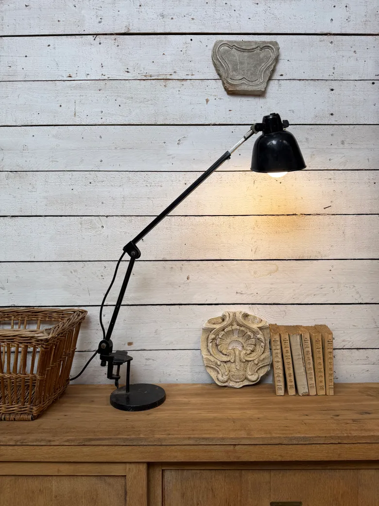 Ancienne lampe d’atelier années 50