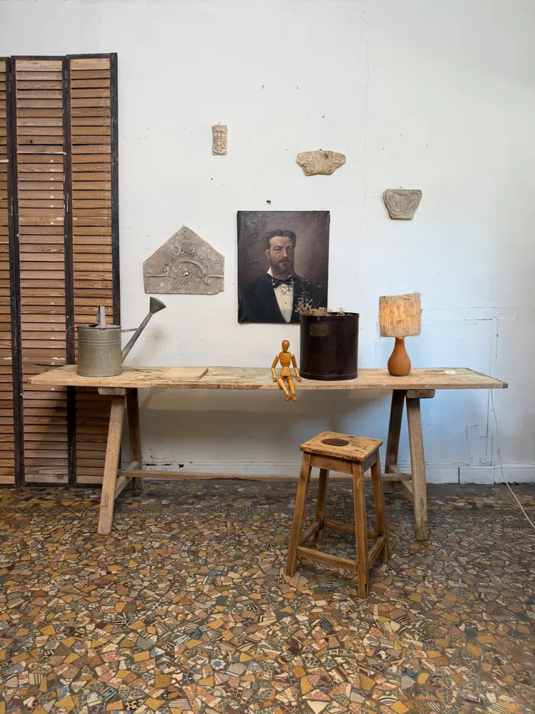 Ancienne table à laver 